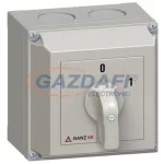 GANZ KKM1-32-6002 Tokozott Be-Ki kapcsoló, 3P, 32A, IP65