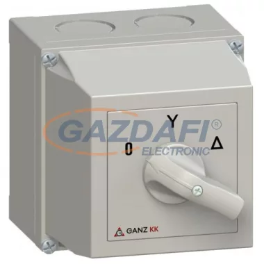 GANZ KKM1-32-6009 Tokozott csillag-delta átkapcsoló, 32A, IP65