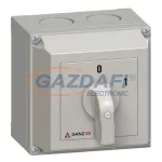 GANZ KKM1-32-6042 Tokozott BE-KI kapcsoló, 32A, IP65