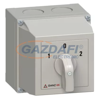   GANZ KKM1-32-6129 Tokozott átkapcsoló, 1-0-2 állás, 32A, IP65