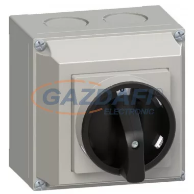 GANZ KKML1-32-6042 Tokozott BE-KI kapcsoló, lakatolható, 4P, 32A, IP65
