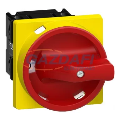 GANZ KKV0-20-9022 Vészleállító Be-Ki kapcsoló, nyitott, lakatolható, 3P, 20A, IP44