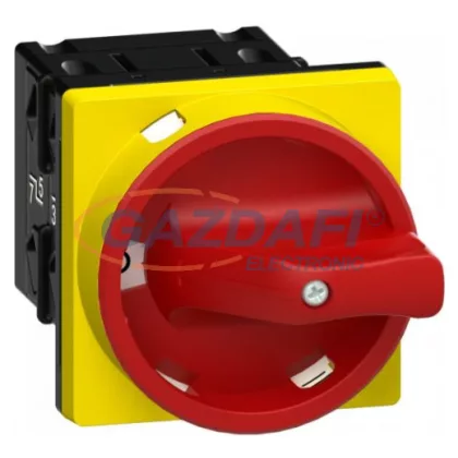   GANZ KKV1-32-9021 Vészleállító BE-KI kapcsoló, nyitott, lakatolható, 4P, 32A, IP44