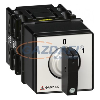   GANZ KKZ0-20-6002 Be-Ki kapcsoló, kulccsal zárható, 3P, 20A, IP42