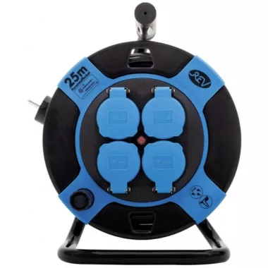 GAO0010105812 Kültéri kábeldob 25m, 250V, 16A, IP44 GAO0010105812 Kültéri kábeldob 25m, 250V, 16A, IP44