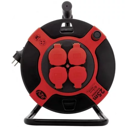 GAO 0010305612 Kültéri kábeldob 25m 250V 16A IP44 GAO 0010305612 Kültéri kábeldob 25m 250V 16A IP44