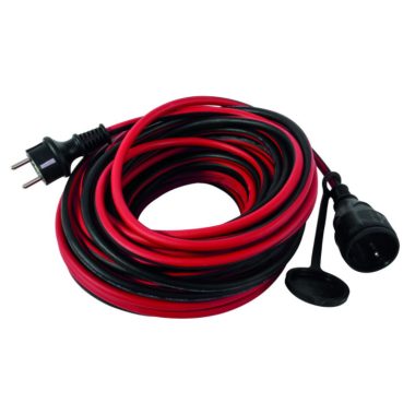 GAO 0017100614 Grounded swing extension 10m, H05RR-F 3x1.5, red-black IP44