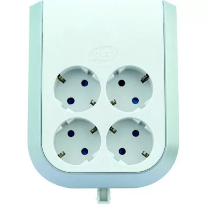   GAO 0020340112 MultiPower 4-es földelt elosztó adapter, fehér