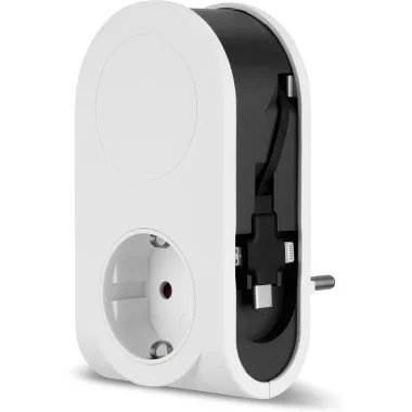 GAO 0020840103 Földelt köztes csatlakozóaljzat, USB aljzattal + töltővel (6098H)