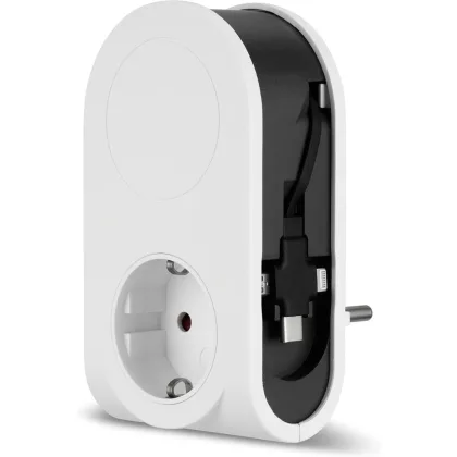   GAO 0020840103 Földelt köztes csatlakozóaljzat, USB aljzattal + töltővel (6098H)