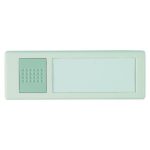   GAO 0046898 Csengő nyomógomb névtáblával vez néküli fehér