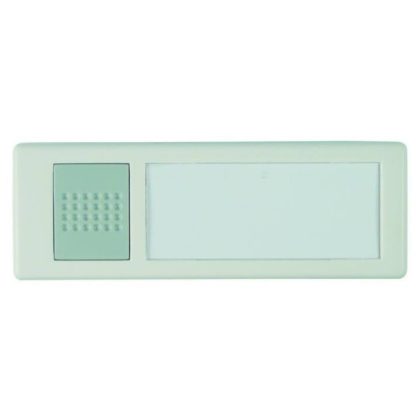 GAO 0046898 Bell Button with Nameplate Wireless White