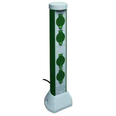 GAO 0068400021 Kerti energiaoszlop 4 dugaljjal Greencraft 2m vezetékkel IP44 GAO 0068400021 Kerti energiaoszlop 4 dugaljjal Greencraft 2m vezetékkel IP44