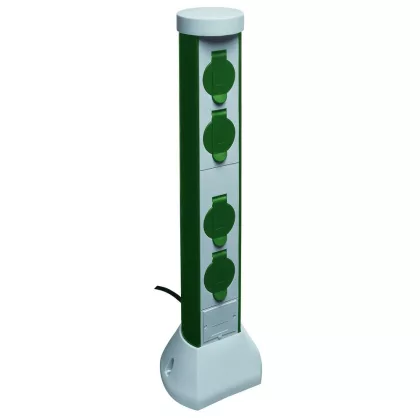 GAO 0068400021 Kerti energiaoszlop 4 dugaljjal Greencraft 2m vezetékkel IP44 GAO 0068400021 Kerti energiaoszlop 4 dugaljjal Greencraft 2m vezetékkel IP44