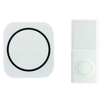 GAO 0082350103 Csengő, vezeték nélküli, 50m,fehér