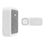   GAO 0082600103 Vezeték nélküli csengő, 150m, 58 dallam, elemes, 100dB, szövet betéttel