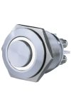 GAO 0083066302 Built-in bell pushbutton with metal white LED light
