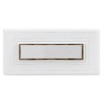   GAO 0083610102 Bell Button with Nameplate with 1 White Illumination