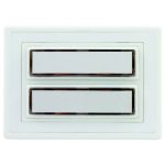   GAO 0083620102 Bell Button with Nameplate 2 White Illumination