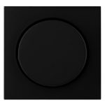   GAO 0221702706 "Soft Touch" Optima dimmer fedlap, fekete színben