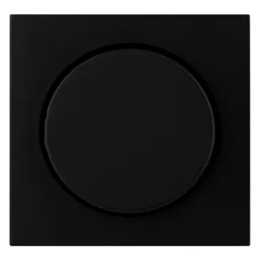 GAO 0221702706 "Soft Touch" Optima dimmer fedlap, fekete színben GAO 0221702706 "Soft Touch" Optima dimmer fedlap, fekete színben