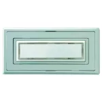   GAO 0504330555 Csengő nyomógomb névtáblával 1-es ezüst világítással