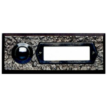 GAO 0504360555 Csengő nyomógomb névtáblával 1-es bronz