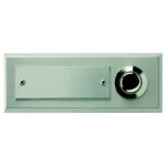 GAO 0504361555 Csengő nyomógomb névtáblával 1-es acél