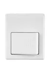 GAO 0509117555 Talpkapcsoló 250V/3A, szögletes, fehér