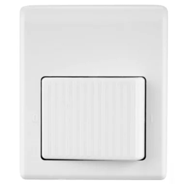 GAO 0509117555 Talpkapcsoló 250V/3A, szögletes, fehér