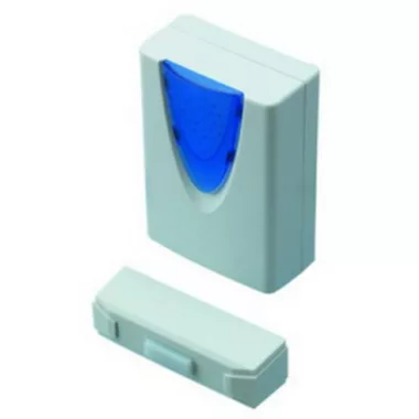 GAO 0514903555 Csengő, vezeték nélküli, 30m, mini fehér