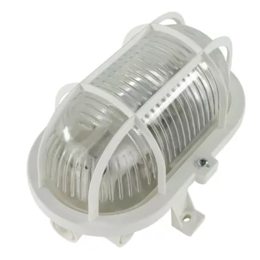 GAO 0590046555 Hajólámpa, ovális, műanyagráccsal 60W, IP44 fehér R GAO 0590046555 Hajólámpa, ovális, műanyagráccsal 60W, IP44 fehér R