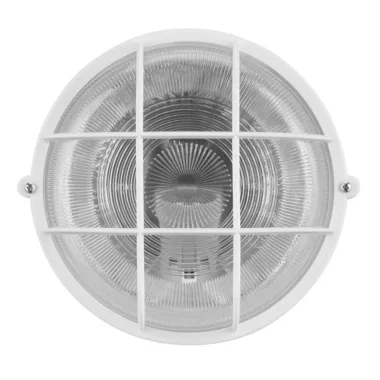 GAO 0590095555 Hajólámpa, kerek, műanyagráccsal 100W, fehér R GAO 0590095555 Hajólámpa, kerek, műanyagráccsal 100W, fehér R