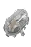 GAO 0590120555 Hajólámpa, ovális, fémrácsos 60W, IP44 szürke R