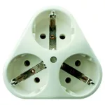   GAO 10080 Földelt dugalj, 3-as krém, süllyesztett; 230V, 16A