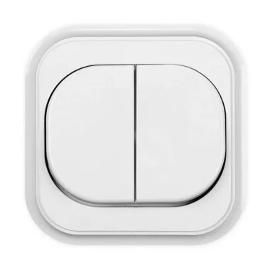 GAO 10105 ECO csillár kapcsoló kerettel, fehér IP20