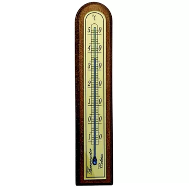 GAO 3000228 Hőmérő beltéri fa és műanyag 42x205mm