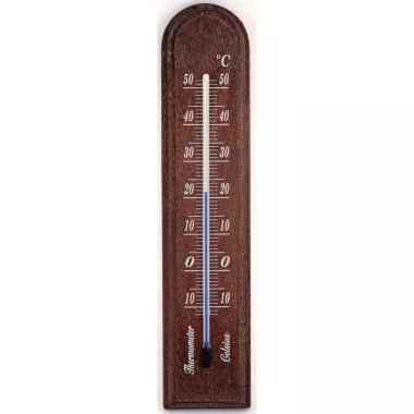 GAO 3000242 Hőmérő beltéri fa 42x205mm mahagóni