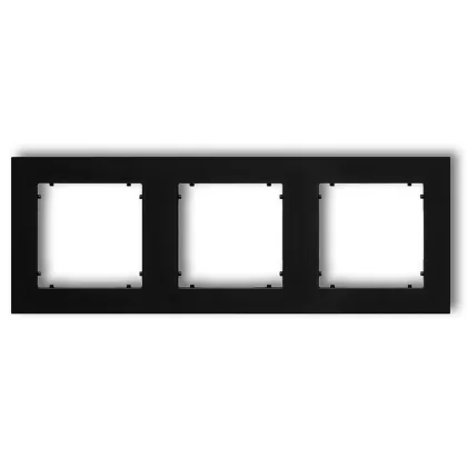 GAO 4140H MINI hármas keret, matt fekete színben