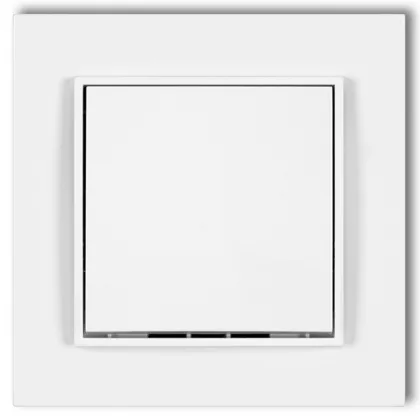 GAO 4160H MINI egypólusú kapcsoló kerettel matt fehér