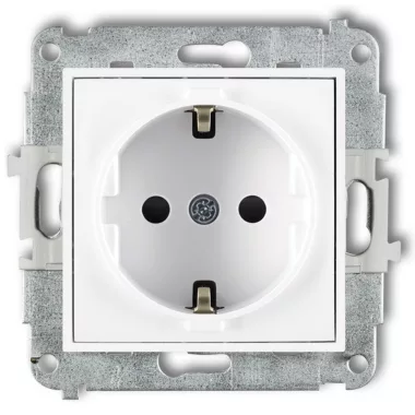 GAO 4179H MINI egyes dugalj keret nélkül fehér
