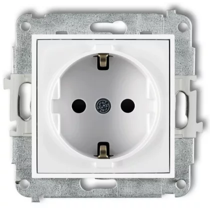 GAO 4182H MINI egyes dugalj keret nélkül matt fehér