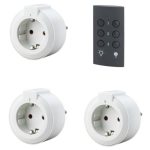   GAO 4515H Távirányítós szett, 1 távirányító + 3 dugalj, 3x1150W, 25m