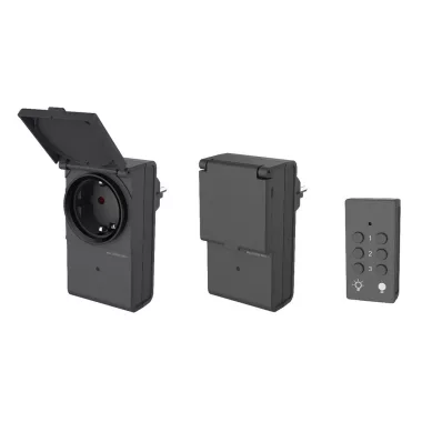 GAO 4522H Távirányítós szett, 1 távirányító + 2 dugalj, 2x2300W, 25m, IP44