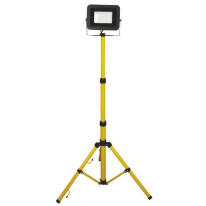   GAO 47008 LED floodlight with 20W Ispot stand 1.5m H05RR-F with 3x1.0mm2 cable IP65 yellow-black