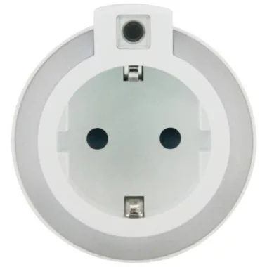 GAO 6007H Irányfény LED, dugalljal és alkonykapcsolóval, 4 db szuper fényes LED, fehér, 230V, 16A; 230V, 16A, max: 3680W, IP20