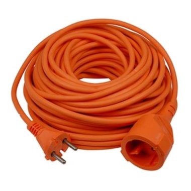 GAO 6642H Földelt lengő hosszabbító, 20m, H05VV-F 3x1,5, narancs, IP20