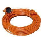   GAO 6643H Földelt lengő hosszabbító, 30m, H05VV-F 3x1,5, narancs, IP20