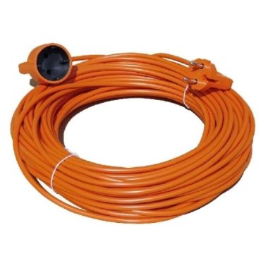 GAO 6643H Földelt lengő hosszabbító, 30m, H05VV-F 3x1,5, narancs, IP20