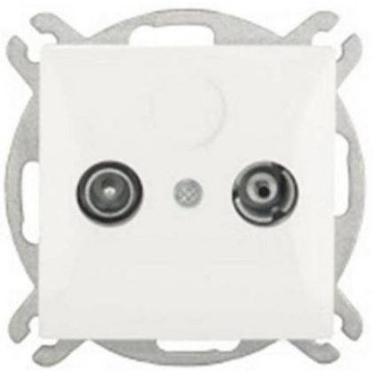 GAO 8709H OPAL recessed RTV socket without frame, white
